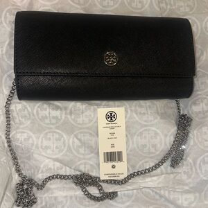NWT Tory Burch Emerson Wallet On A Chain